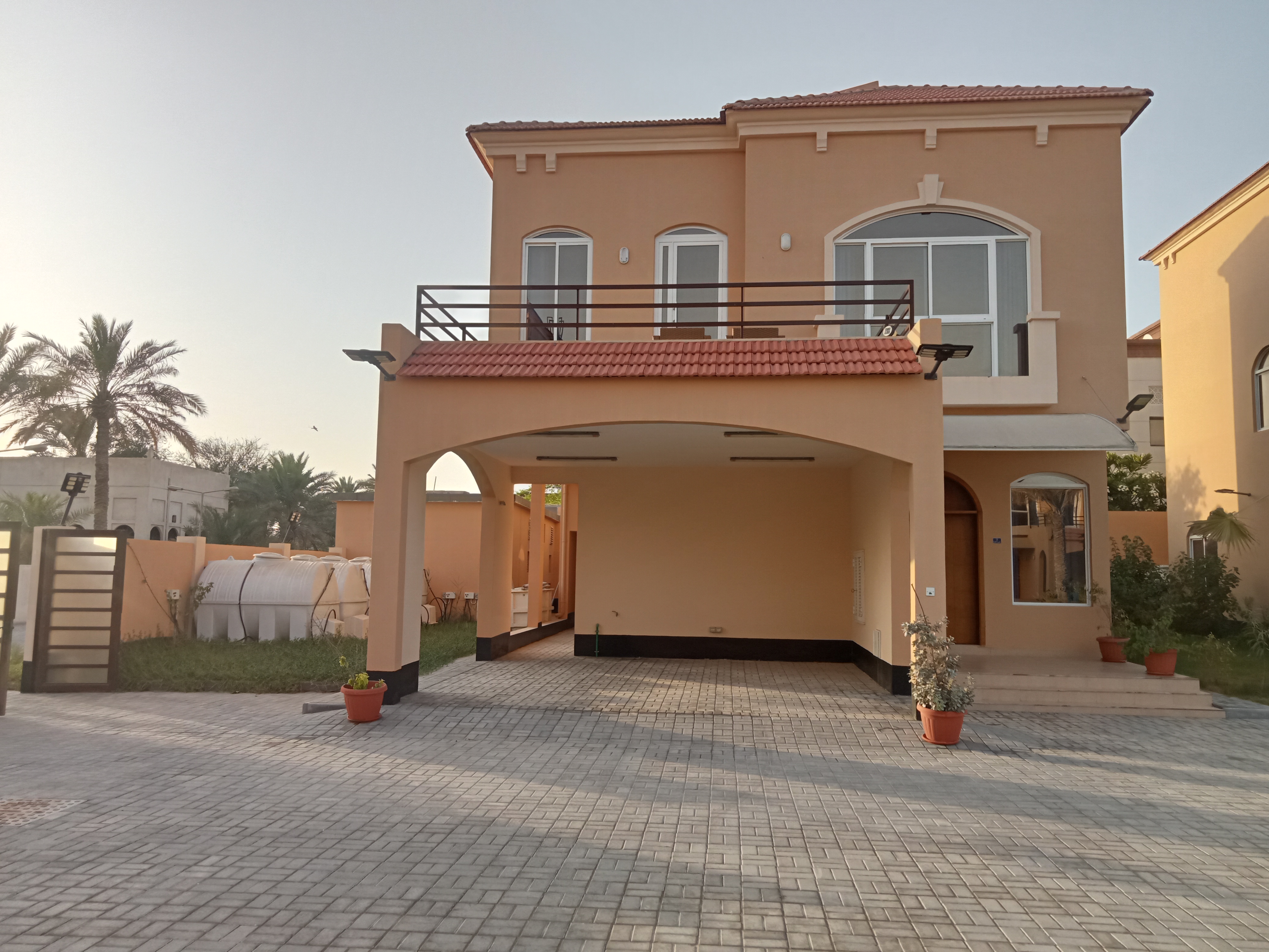 Luxury 4 bedroom fully furnished villa for rent compound garden Al jasra
